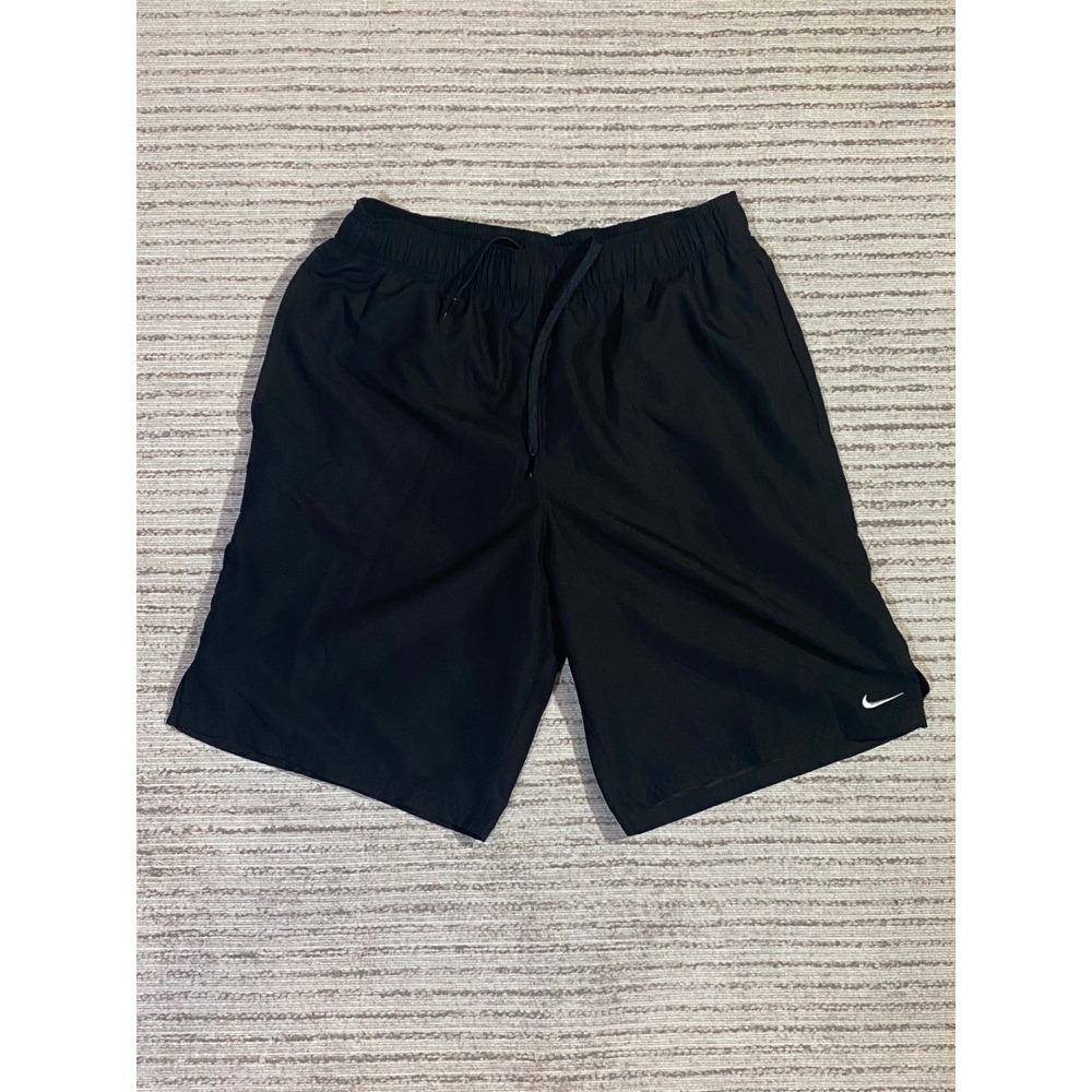 Nike Mens Black‎ Swim Shorts Mesh Lined Board Trunks NESSA558 Small